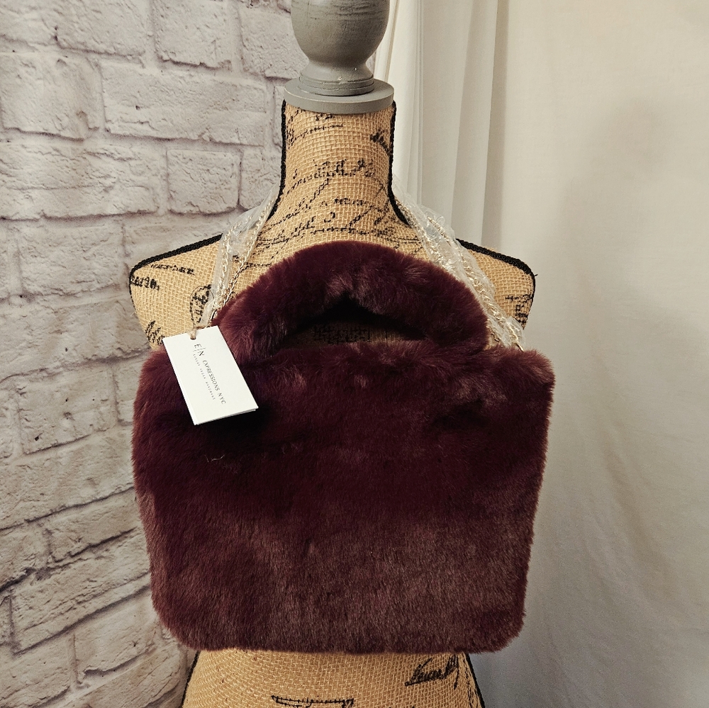 Plush Handbag Crossbody Bag